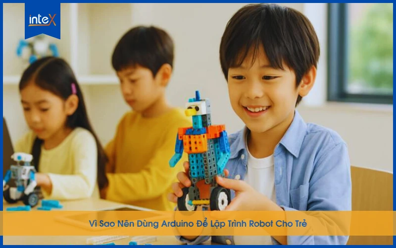 Học lập trình robot bằng Arduino với cảm biến và động cơ