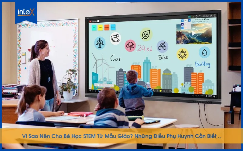 Bé học STEM qua hoạt động lắp ráp và trải nghiệm sáng tạo, phát triển tư duy logic ngay từ nhỏ.