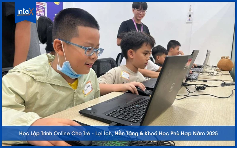 Khóa học lập trình online cho trẻ giúp phát triển tư duy và sáng tạo tại inteX