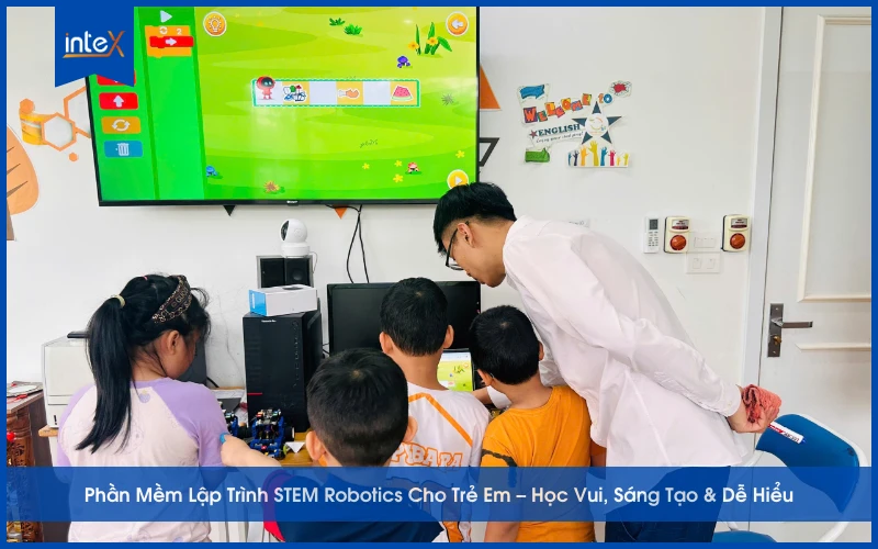 Phần Mềm Lập Trình STEM Robotics Cho Trẻ Em – Học Vui, Sáng Tạo & Dễ Hiểu