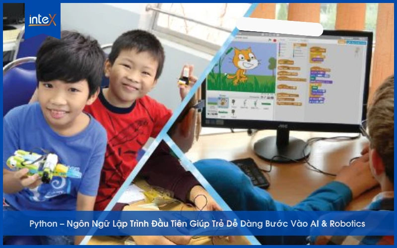 Học lập trình Python cho trẻ em tại lớp STEM