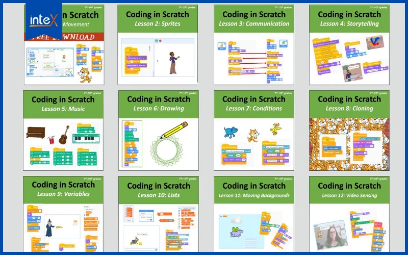 Tổng hợp các bài học trong Scratch dành cho bé