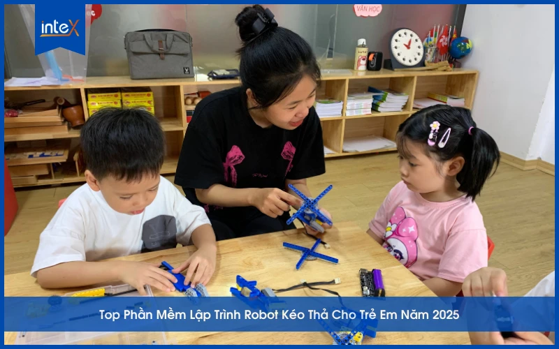 Top phần mềm lập trình robot kéo thả cho trẻ em năm 2025 – công cụ học STEM Robotics trực quan, dễ sử dụng, giúp trẻ vừa học vừa chơi.