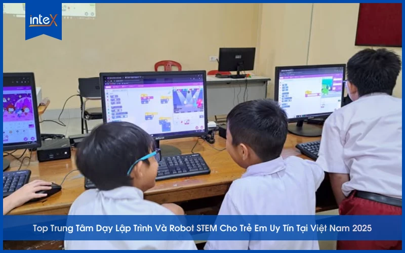 Trẻ em học lập trình robot tại lớp inteX, trải nghiệm STEM và Robotics từ 4-16 tuổi