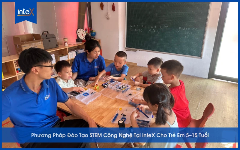 Phương Pháp Đào Tạo STEM Công Nghệ Tại Intex Cho Trẻ Em 5–15 Tuổi