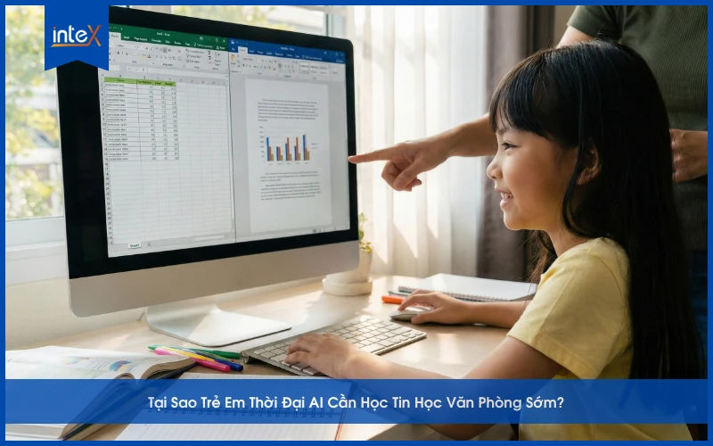 Trẻ Em Thời Đại AI Học Tin Học Văn Phòng Sớm