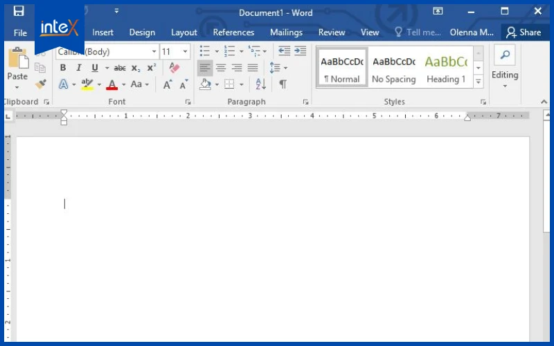 Giao diện Microsoft Word
