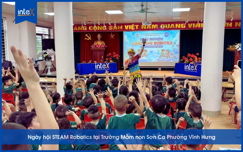y hội STEAM Robotics tại Trường Mầm non Sơn C