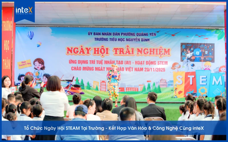 Tổ chức ngày hội STEAM tại trường