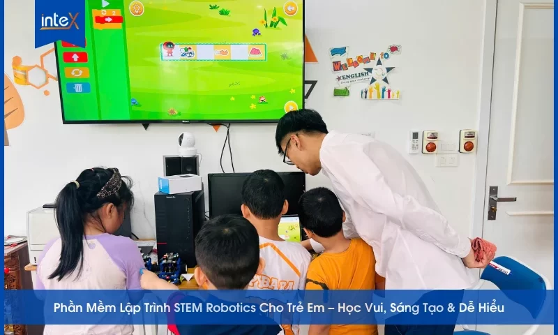 Phần Mềm Lập Trình STEM Robotics Cho Trẻ Em – Học Vui, Sáng Tạo & Dễ Hiểu