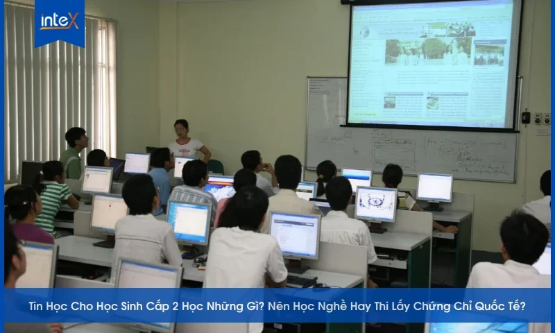 Tin Học Cho Học Sinh Cấp 2 Học Những Gì_ Nên Học Nghề Hay Thi Lấy Chứng Chỉ Quốc Tế