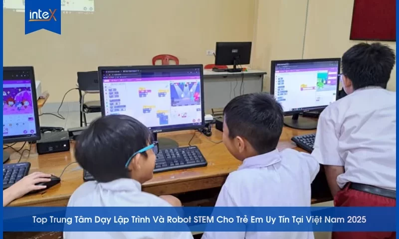 Trẻ em học lập trình robot tại lớp inteX, trải nghiệm STEM và Robotics từ 4-16 tuổi