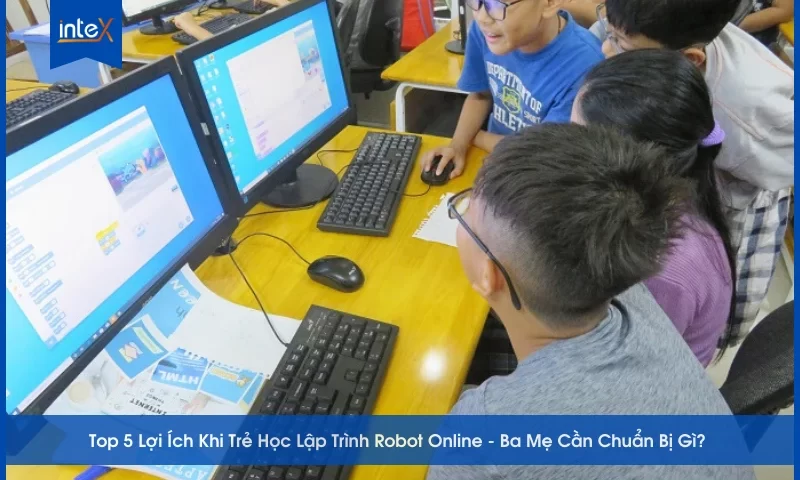 Trẻ em học lập trình robot online