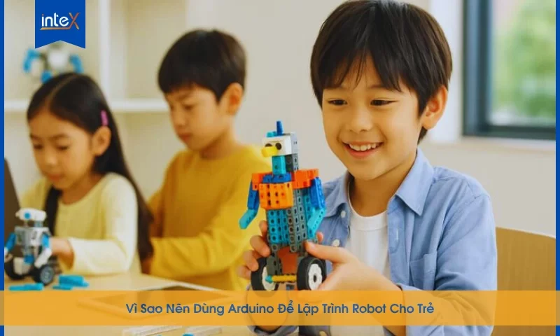 Học lập trình robot bằng Arduino với cảm biến và động cơ