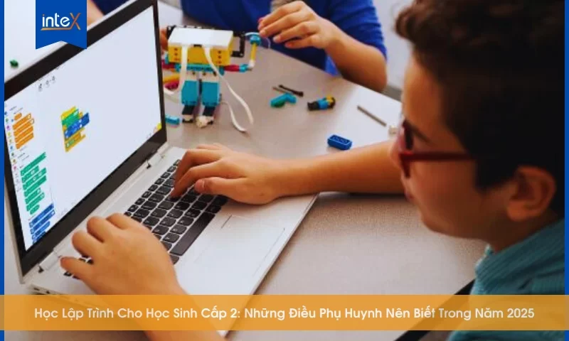 Khóa học lập trình dành cho học sinh cấp 2 tại inteX