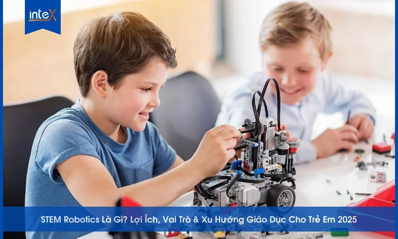 STEM Robotics là gì? Lợi ích, vai trò và xu hướng giáo dục cho trẻ em năm 2025