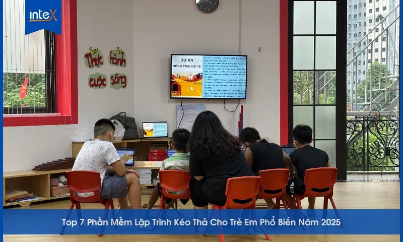 Top 7 Phần Mềm Lập Trình Kéo Thả Phổ Biến Cho Trẻ Năm 2025