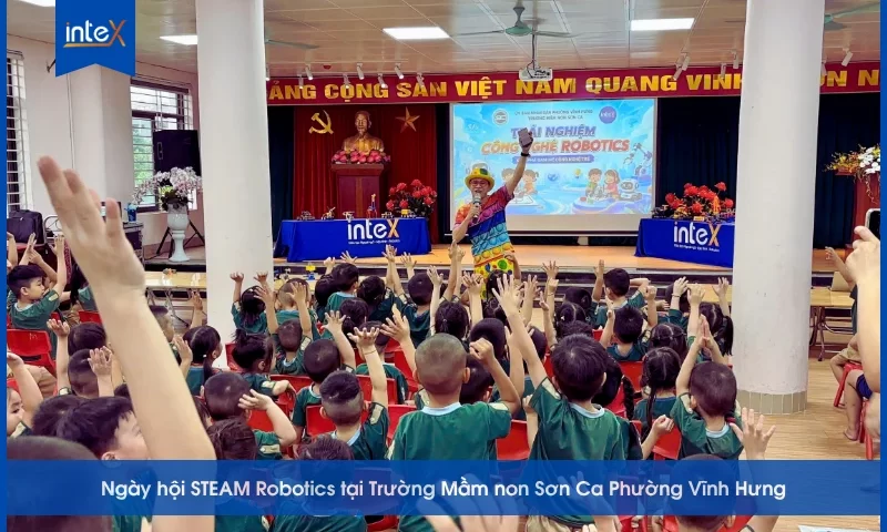 y hội STEAM Robotics tại Trường Mầm non Sơn C